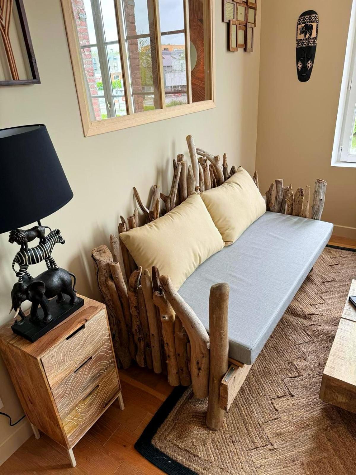 Duplex Safari Jusqu'A 4 Personnes, Spa, Cinema Et Lit Sous Les Arbres, Day Use, 10 Min Centre 아미앵 외부 사진