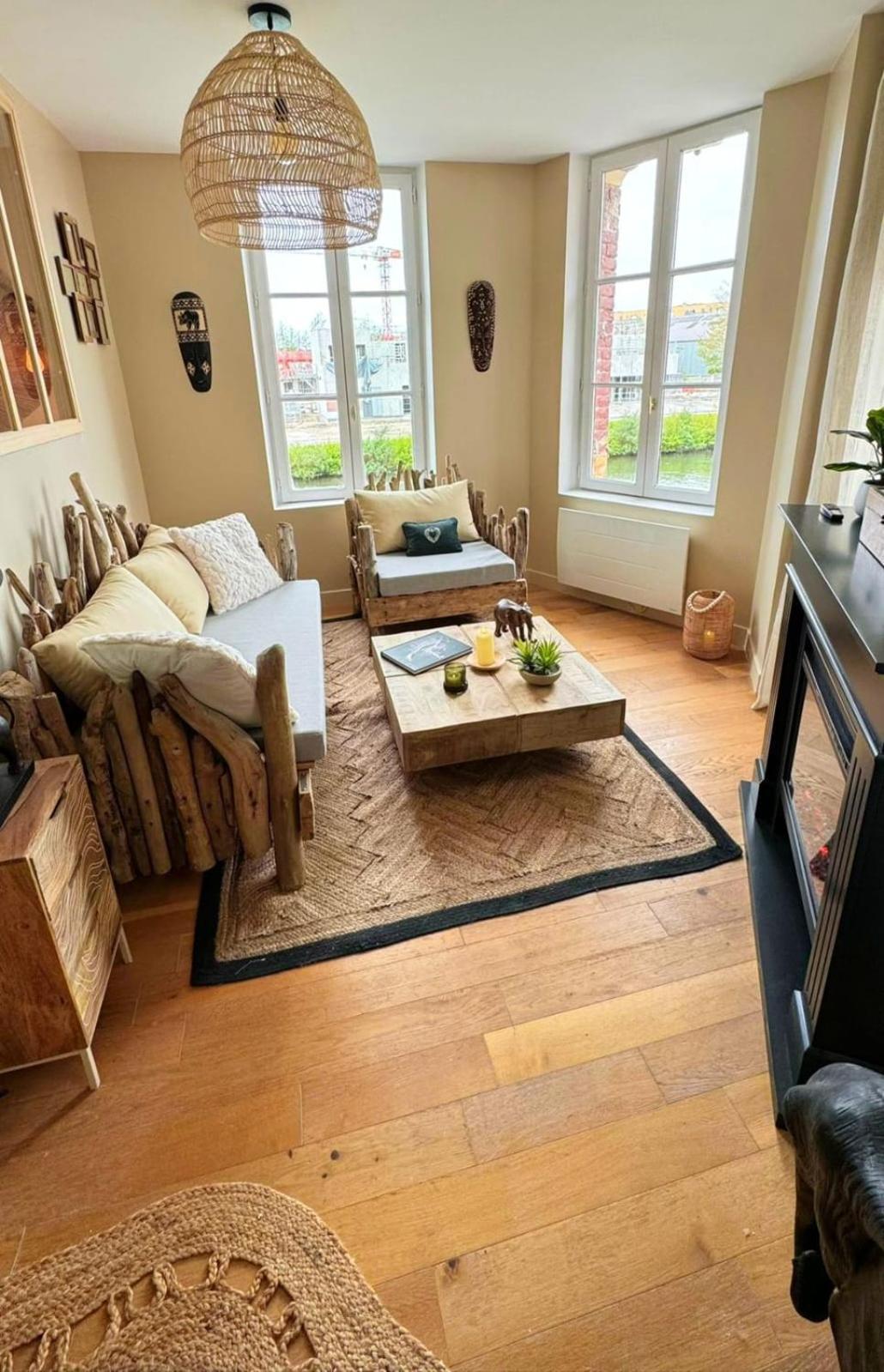 Duplex Safari Jusqu'A 4 Personnes, Spa, Cinema Et Lit Sous Les Arbres, Day Use, 10 Min Centre 아미앵 외부 사진