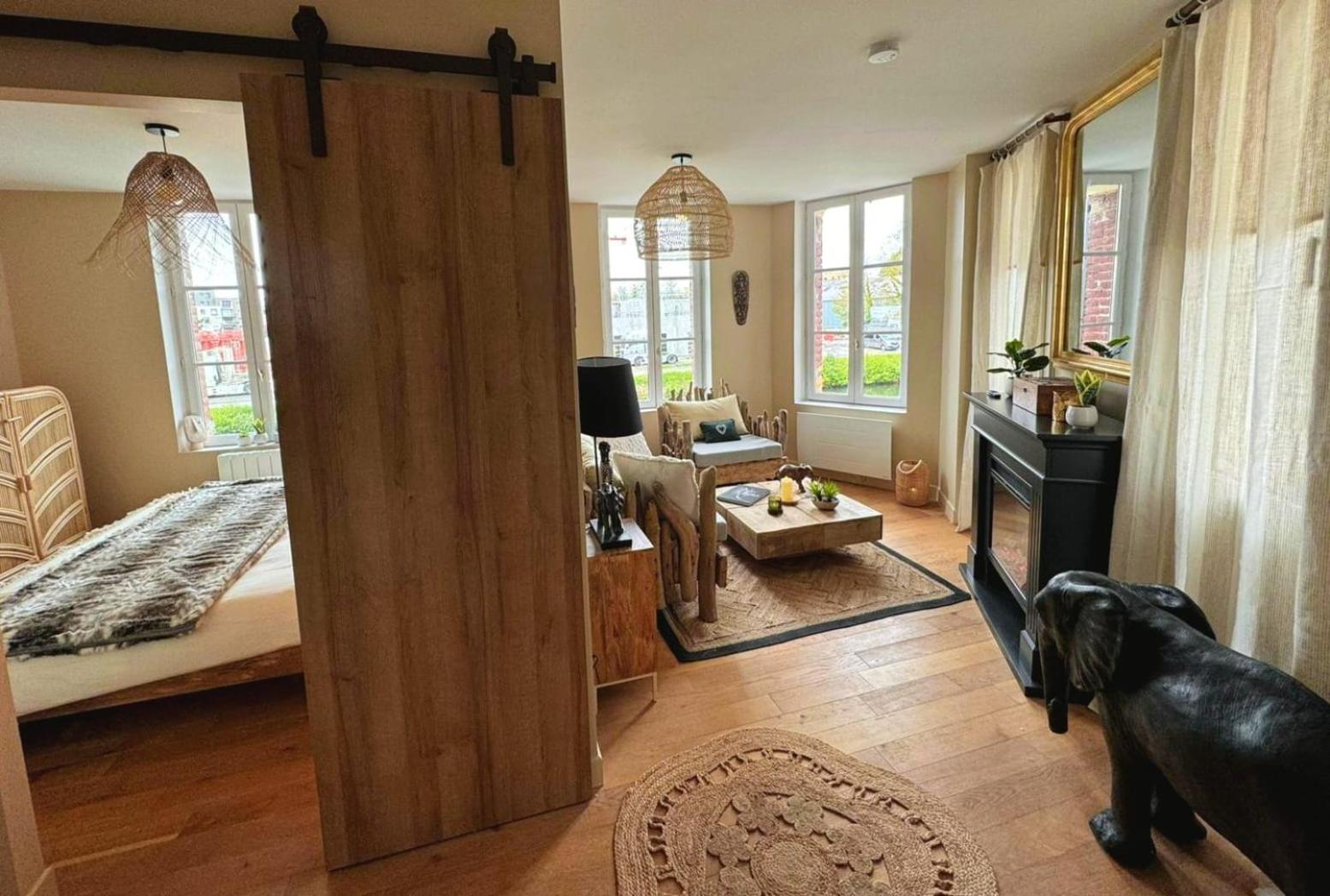 Duplex Safari Jusqu'A 4 Personnes, Spa, Cinema Et Lit Sous Les Arbres, Day Use, 10 Min Centre 아미앵 외부 사진