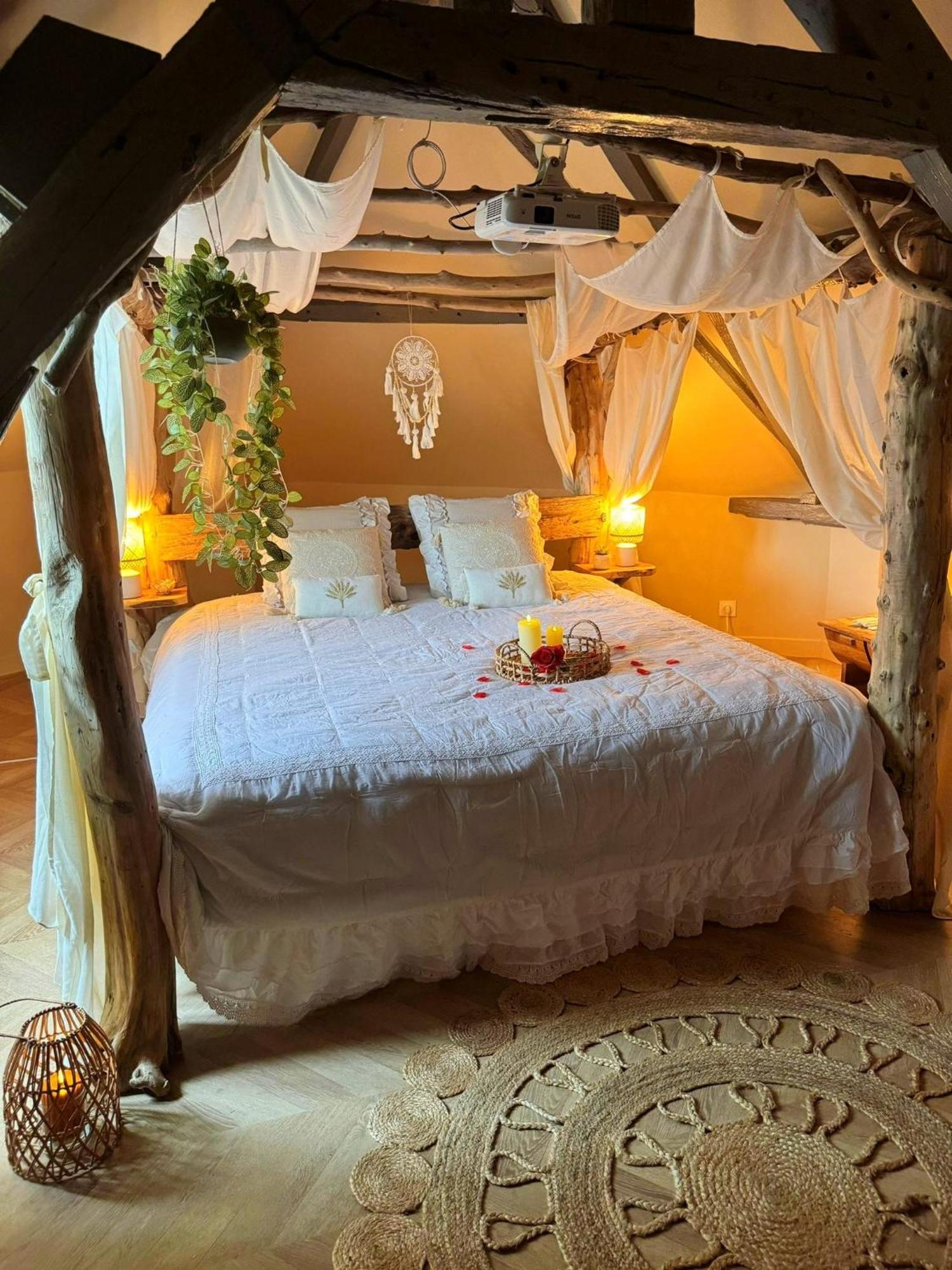 Duplex Safari Jusqu'A 4 Personnes, Spa, Cinema Et Lit Sous Les Arbres, Day Use, 10 Min Centre 아미앵 외부 사진